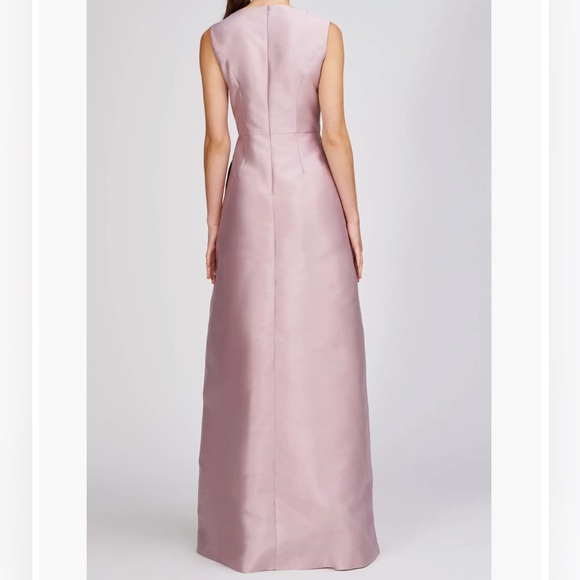 Kay Unger Aurelia Floral Sleeveless Taffeta Gown - Picture 3 of 13